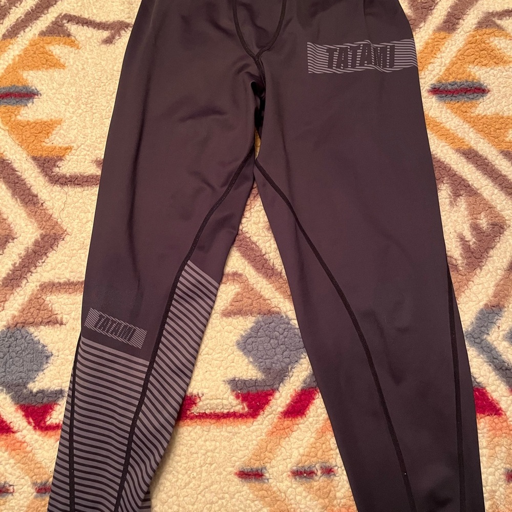 Jiu Jitsu Tatami Black Athletic Pants “spats/leggings” size L